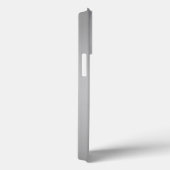 Coques Case-Mate iPhone Titane poli Argent gris radial et métallique (Verso / Droite)