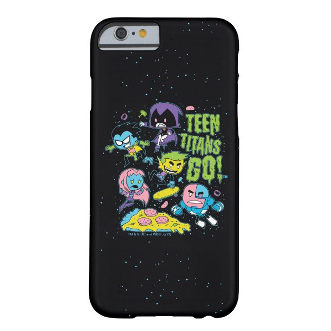 Coques Case-Mate iPhone Titans Ados, allez ! | Gnarly 90's Pizza Graphic (Dos)