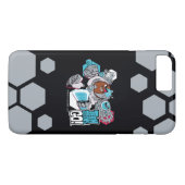 Coques Case-Mate iPhone Titans Ados, allez ! | Graphique Arsenal de Cyborg (Dos (Horizontal))