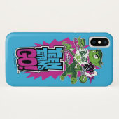 Coques Case-Mate iPhone Titans Ados, allez ! | Les Shapeshifts Beast Boy (Dos (Horizontal))