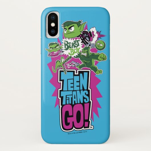 Coques Case-Mate iPhone Titans Ados, allez ! | Les Shapeshifts Beast Boy (Dos)