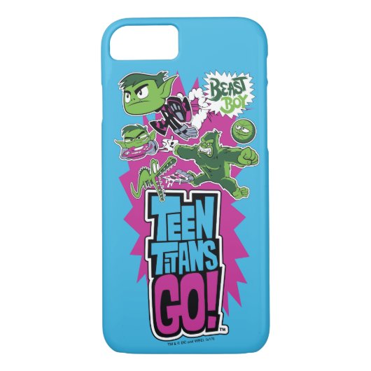 Coques Case-Mate iPhone Titans Ados, allez ! | Les Shapeshifts Beast Boy (Dos)