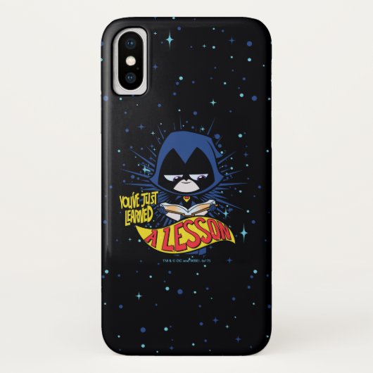 Coques Case-Mate iPhone Titans Ados, allez ! | Raven "Appris Une Leçon" (Dos)