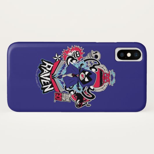 Coques Case-Mate iPhone Titans Ados, allez ! | Raven puissance démoniaque  (Dos (Horizontal))