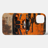 Coques Case-Mate iPhone Title: BMW M4 GT3: Orange Racing Beast Art Case (Verso (horizontal))