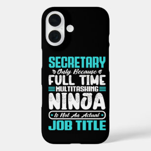 Coques iPhone 16 Titre de profession de secrétaire compétences empl