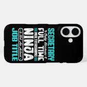 Coques Case-Mate iPhone Titre de profession de secrétaire compétences empl (Verso (horizontal))