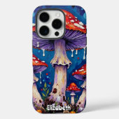 Coques Case-Mate iPhone Titre : "Portrait de champignons psychédéliques (Verso)