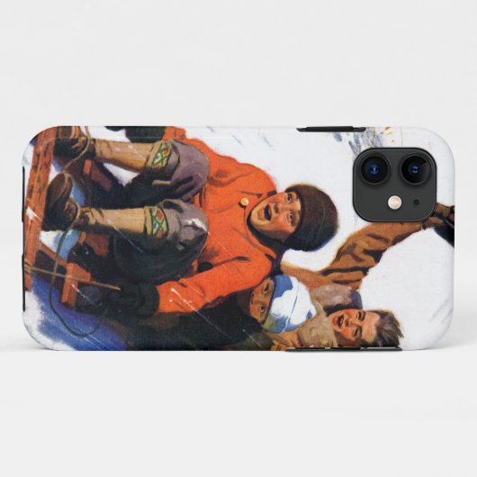 Coques Case-Mate iPhone Tobagganing (Dos (Horizontal))