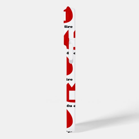 Coques Case-Mate iPhone 📛 tofu en feu (Verso / Gauche)