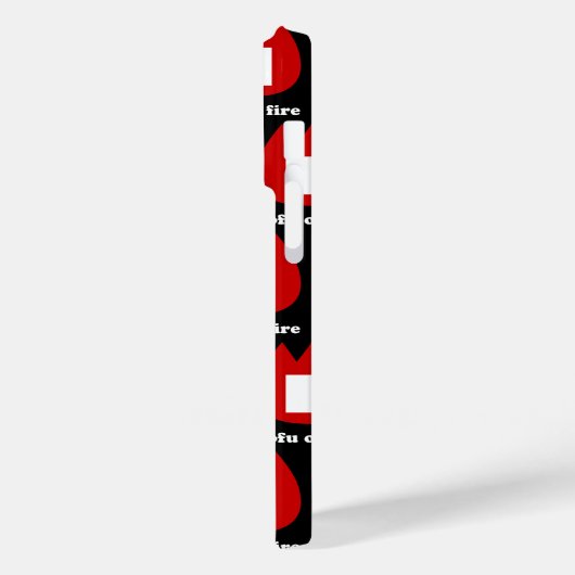 Coques Case-Mate iPhone 📛 tofu en feu (Verso / Gauche)