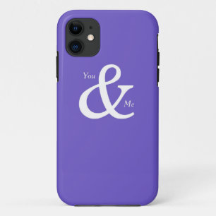 Etui iPhone Case-Mate Toi et moi en pourpre