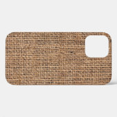 Coques Case-Mate iPhone Toile Burlap Brown naturel Grange grossier (Verso (horizontal))