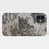 Coques Case-Mate iPhone Toile dans noir et le blanc (Dos (Horizontal))