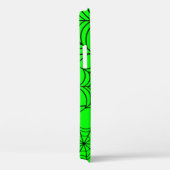 Coques Case-Mate iPhone toile d'araignée verte à l'acide halloween (Verso / Droite)