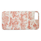 Coques Case-Mate iPhone Toile de Jouy, illustrant les processus du manuf (Dos (Horizontal))