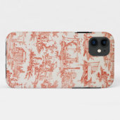 Coques Case-Mate iPhone Toile de Jouy, illustrant les processus du manuf (Dos (Horizontal))
