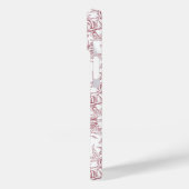 Coques Case-Mate iPhone Toile de Jouy rouge (Verso / Gauche)