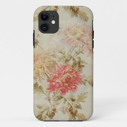 Coques Case-Mate iPhone Toile floral français antique (Dos)
