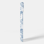 Coques Case-Mate iPhone Toile française bleue (Verso / Droite)
