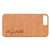 Coques Case-Mate iPhone Toile Orange Elegant (Dos (Horizontal))