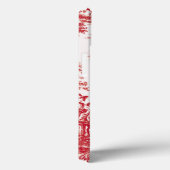 Coques Case-Mate iPhone Toile rouge Vintage (Verso / Droite)