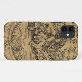 Coques Case-Mate iPhone Toile - Taupe (Dos (Horizontal))