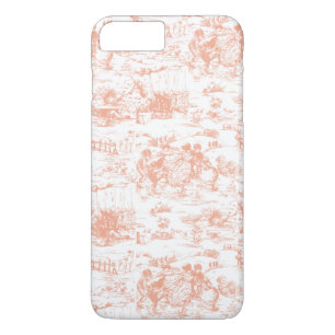 Coques Pour iPhone Toile vintage rose vierge