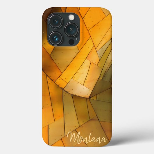 Coques Case-Mate iPhone Tôle en laiton de cuivre Abstrait (Verso)