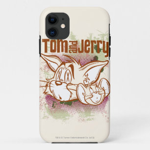 Coque Case-Mate Pour iPhone Tom and Jerry Brown and Green