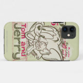 Coques Case-Mate iPhone Tom et Jerry Pink et Green (Dos (Horizontal))