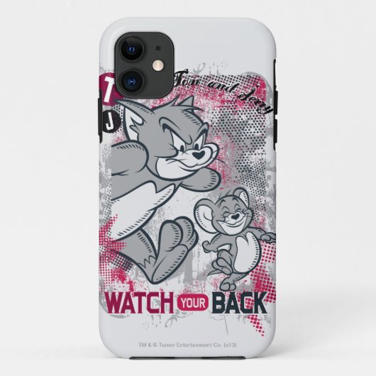 Coques Case-Mate iPhone Tom et Jerry Regardez votre dos (Dos)