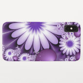Coques Case-Mate iPhone Tomber dans l'amour Fleurs Abstraites et Coeurs Fr (Dos (Horizontal))