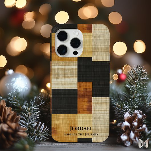 Coques Case-Mate iPhone Tonalités de Terre Élégantes en Grille – Harmonie