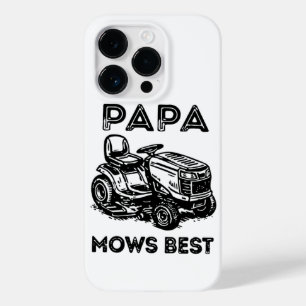 Coque Pour iPhone 14 Pro Tondeuse à gazon pour la Fête des Pères