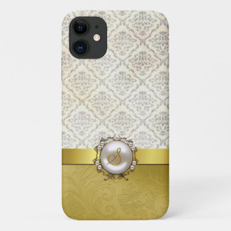 Case-Mate iPhone Case Tone Or Chic & Crème Damask