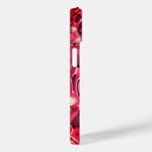 Coques Case-Mate iPhone Tons Abstraits couleur magenta (Verso / Droite)