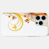 Coques Case-Mate iPhone Tons artistiques d'orange (Verso (horizontal))