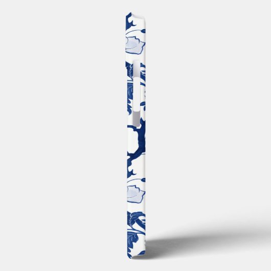 Coques Case-Mate iPhone Tons Chinoiserie bleu (Verso / Gauche)