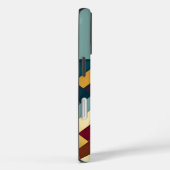 Coques Case-Mate iPhone Tons d'automne douillets Motif de tissage Monogram (Verso / Droite)