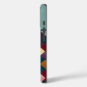 Coques Case-Mate iPhone Tons d'automne douillets Motif de tissage Monogram (Verso / Gauche)