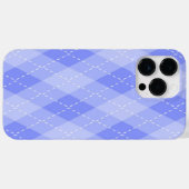 COQUES Case-Mate iPhone TONS DE JACQUARD BLEU DIAMOND MOTIFS (Verso (horizontal))