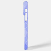 COQUES Case-Mate iPhone TONS DE JACQUARD BLEU DIAMOND MOTIFS (Verso / Gauche)