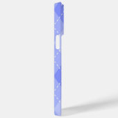 COQUES Case-Mate iPhone TONS DE JACQUARD BLEU DIAMOND MOTIFS (Verso / Droite)