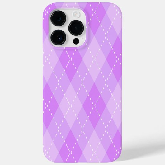 COQUES Case-Mate iPhone TONS DE JACQUARD PURPLE DIAMOND MOTIFS (Verso)