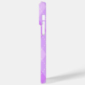 COQUES Case-Mate iPhone TONS DE JACQUARD PURPLE DIAMOND MOTIFS (Verso / Gauche)
