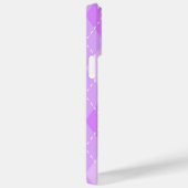 COQUES Case-Mate iPhone TONS DE JACQUARD PURPLE DIAMOND MOTIFS (Verso / Droite)