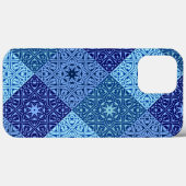 Coques Case-Mate iPhone Tons de motif bleu Coque-coque iphone Mate (Verso (horizontal))