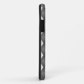 Coques Case-Mate iPhone Tons de motif de diamant gris (Dos/Droite)