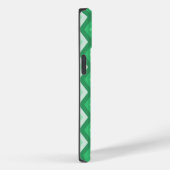Coques Case-Mate iPhone Tons de motif diamant vert (Verso / Droite)